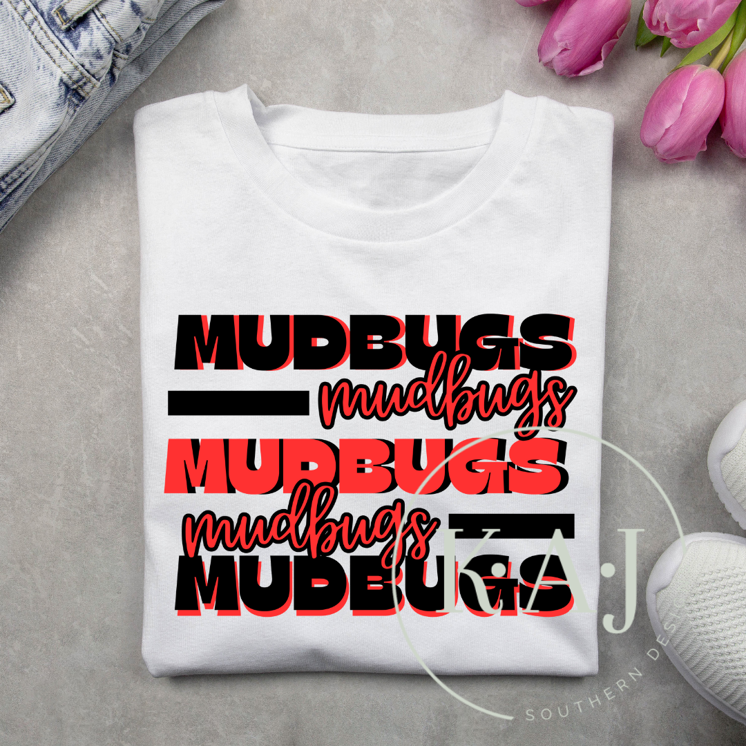 Mudbugs Mascot Spirit Tee
