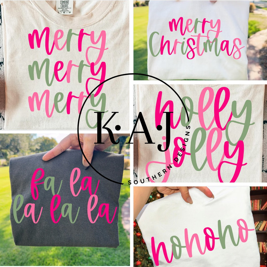 Script Christmas Collection – 5 Designs