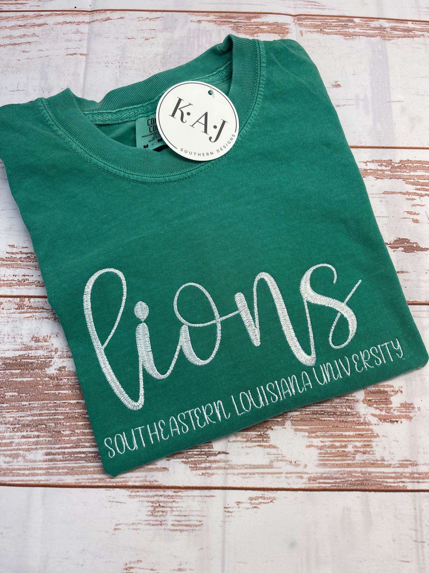 Lions School Embroidery Tee
