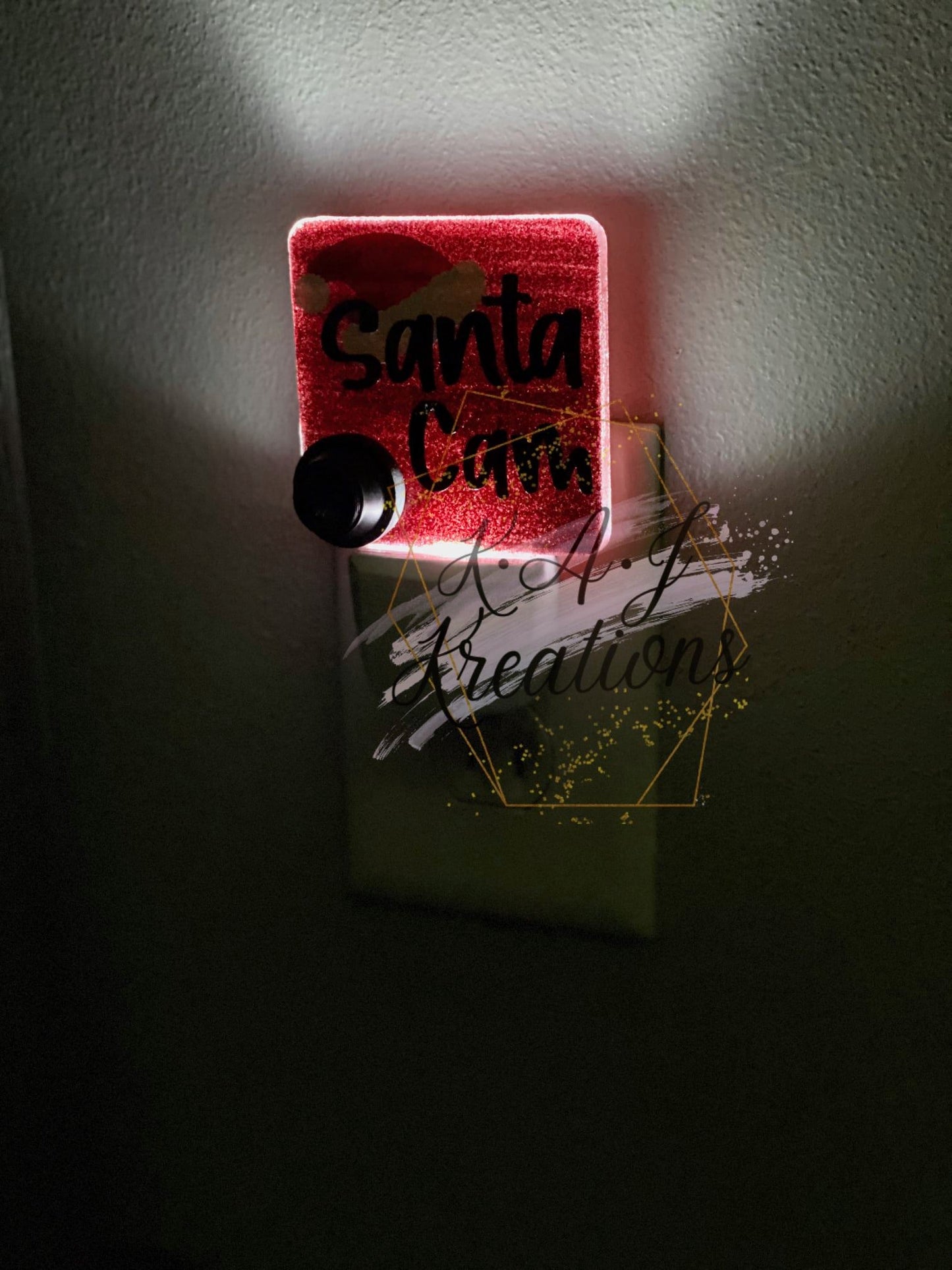 Santa and Elf Cam Night Light