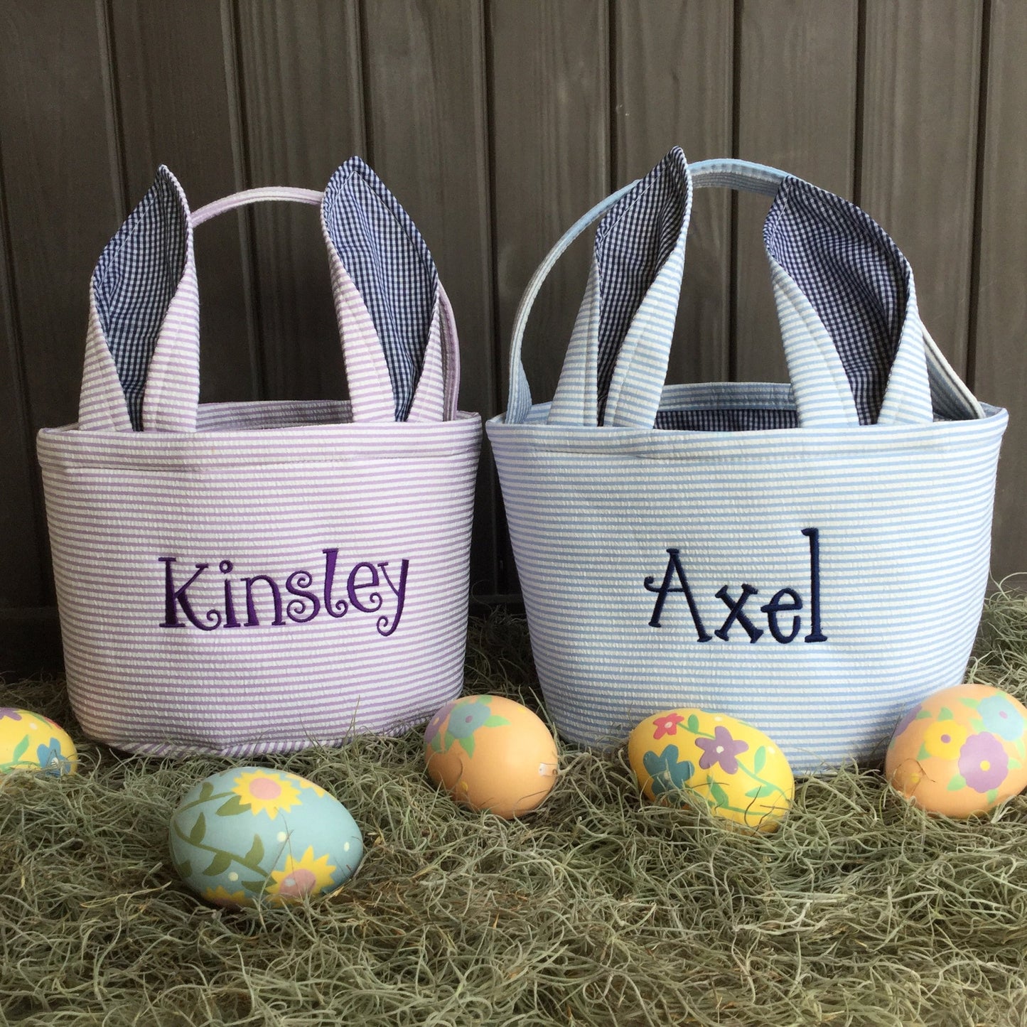 Monogrammed Easter Basket
