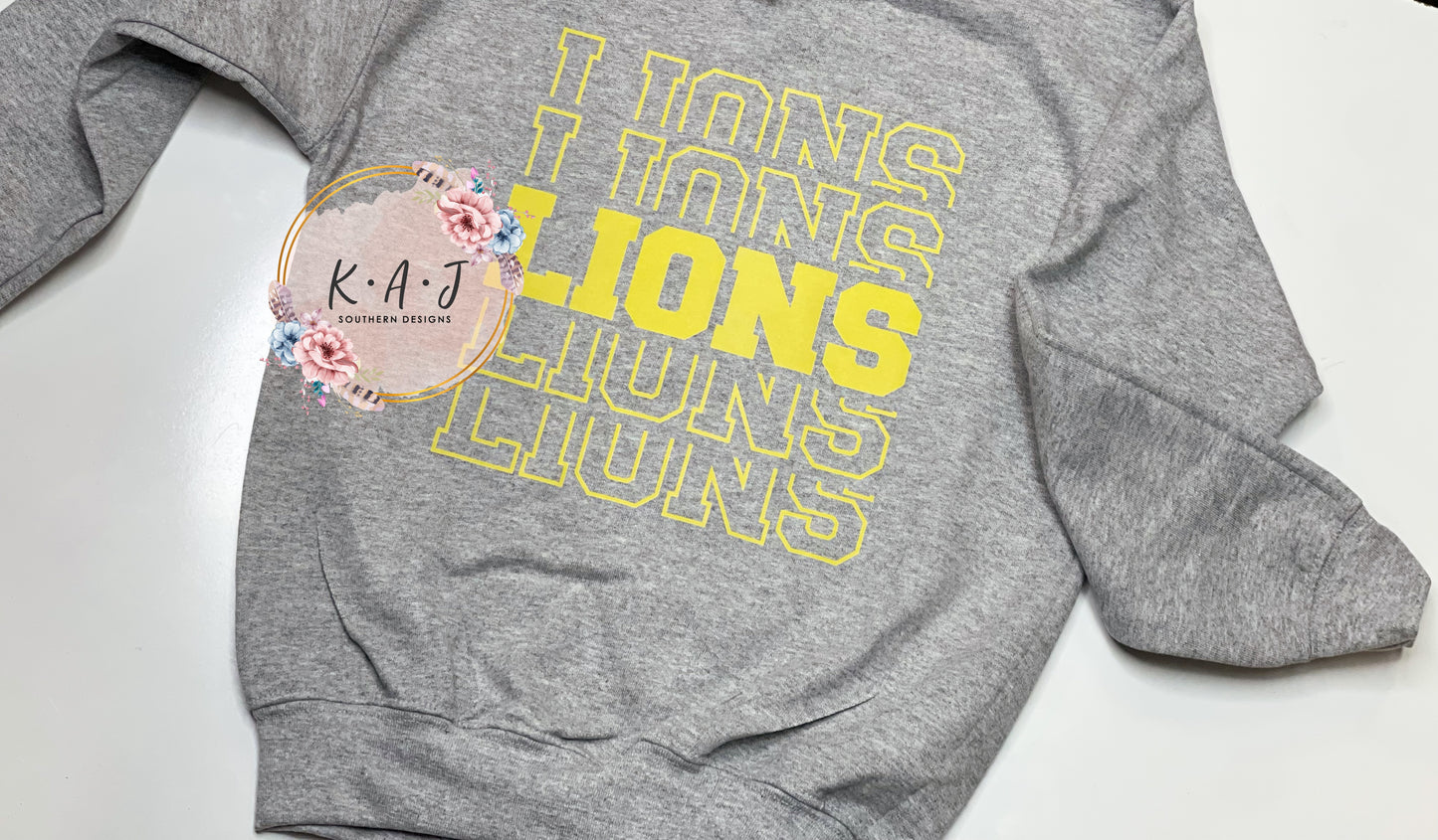 Lions Spirit Shirt - Gold