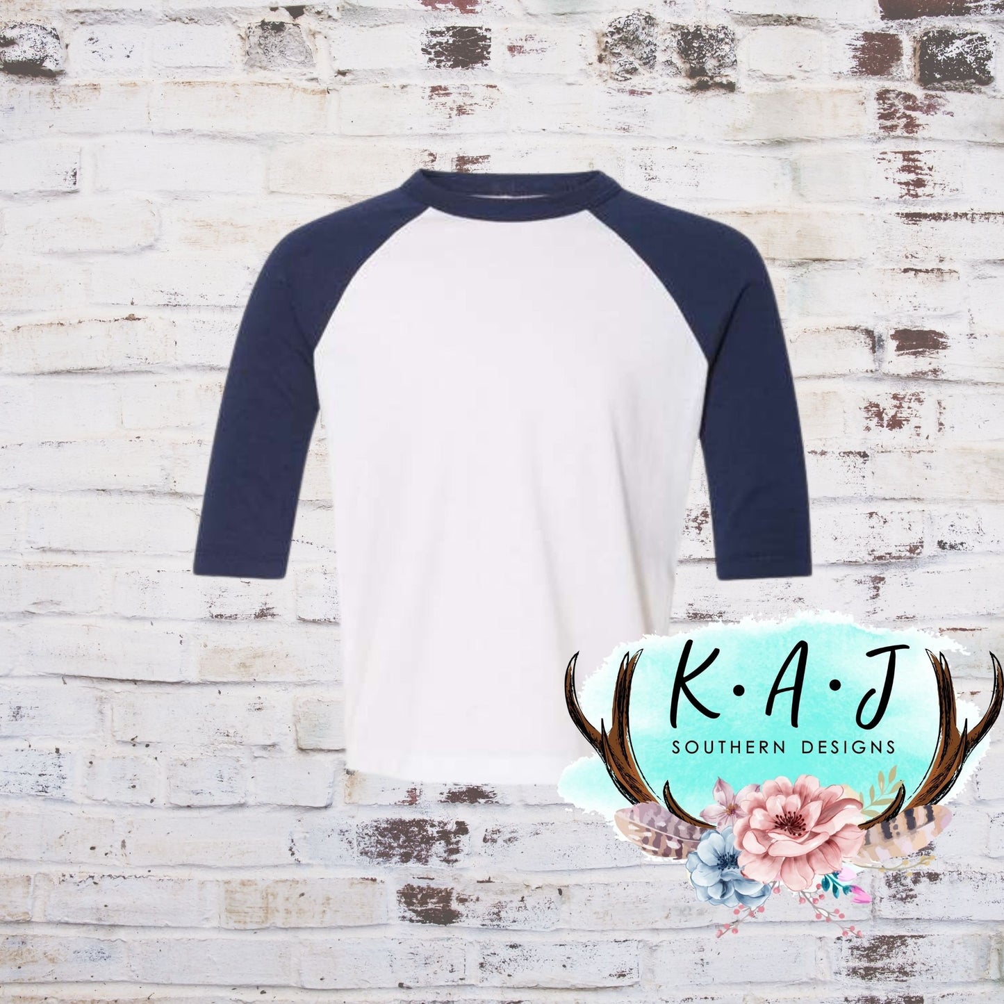 Leopard Monogram Raglan