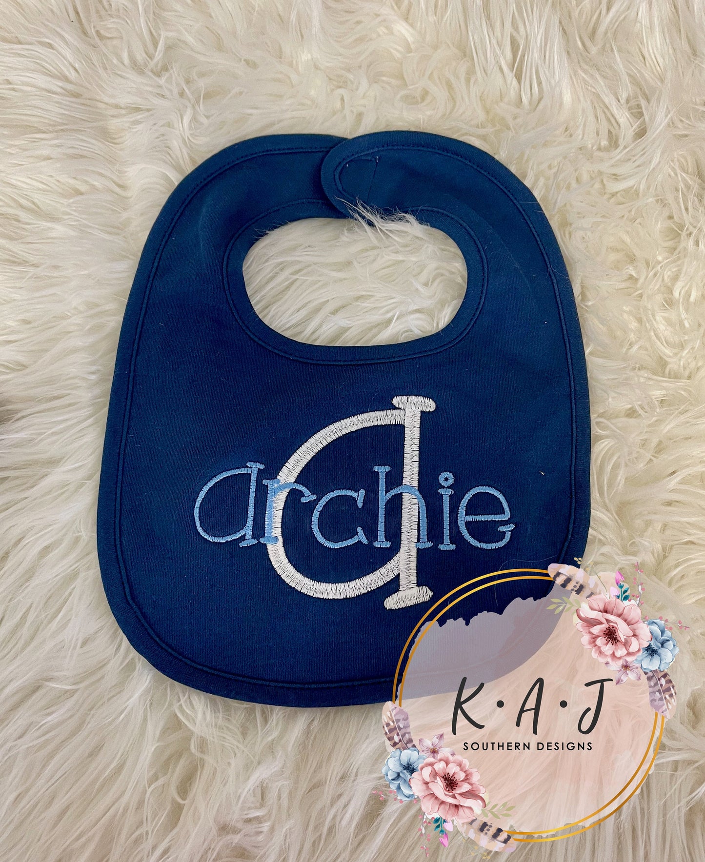Navy Infant Gown