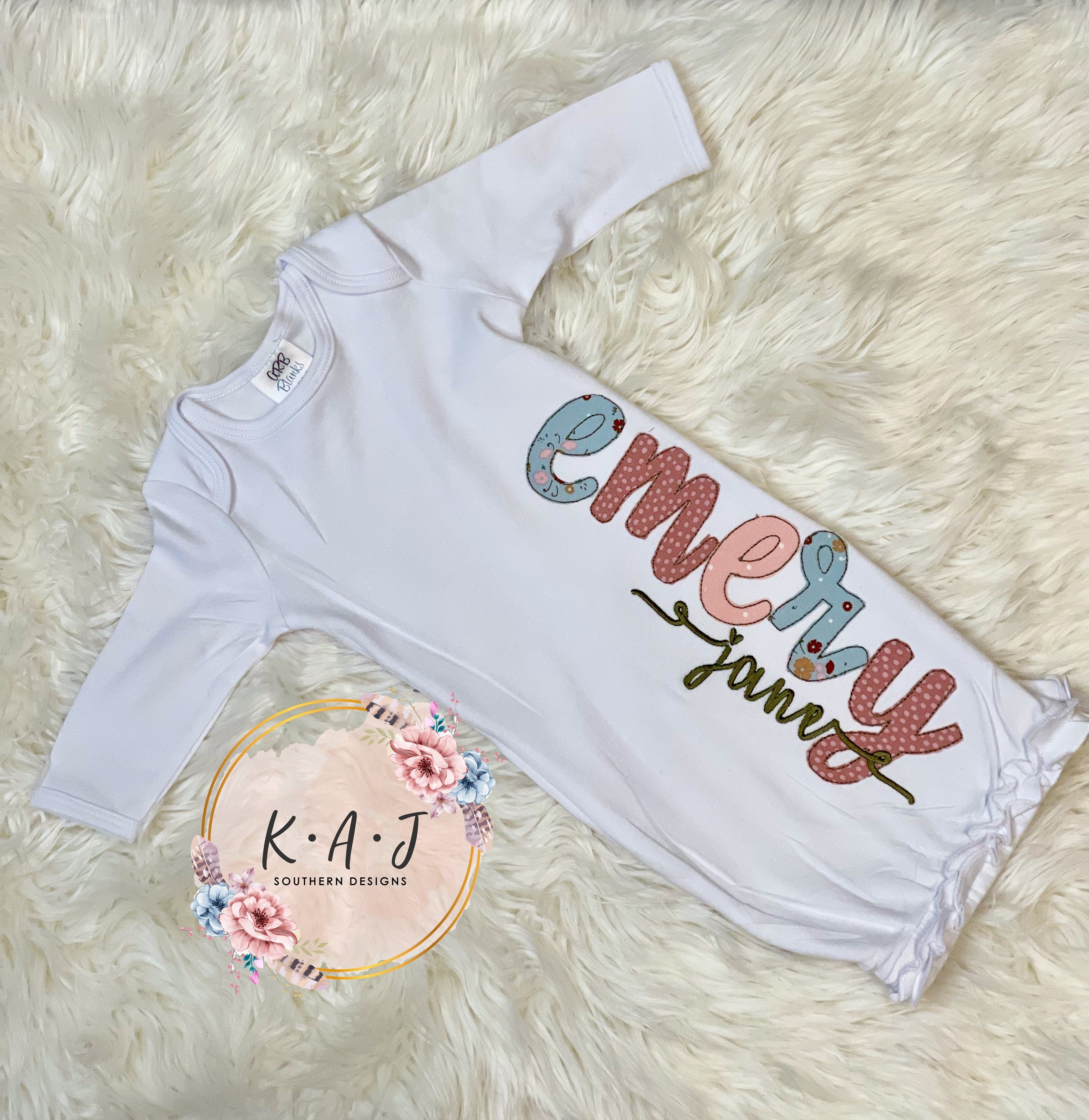 Baby gowns hot sale with names