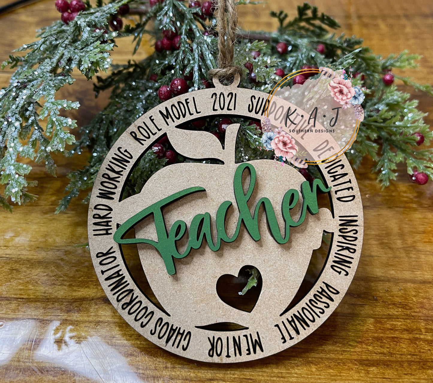 Teacher Christmas Ornament