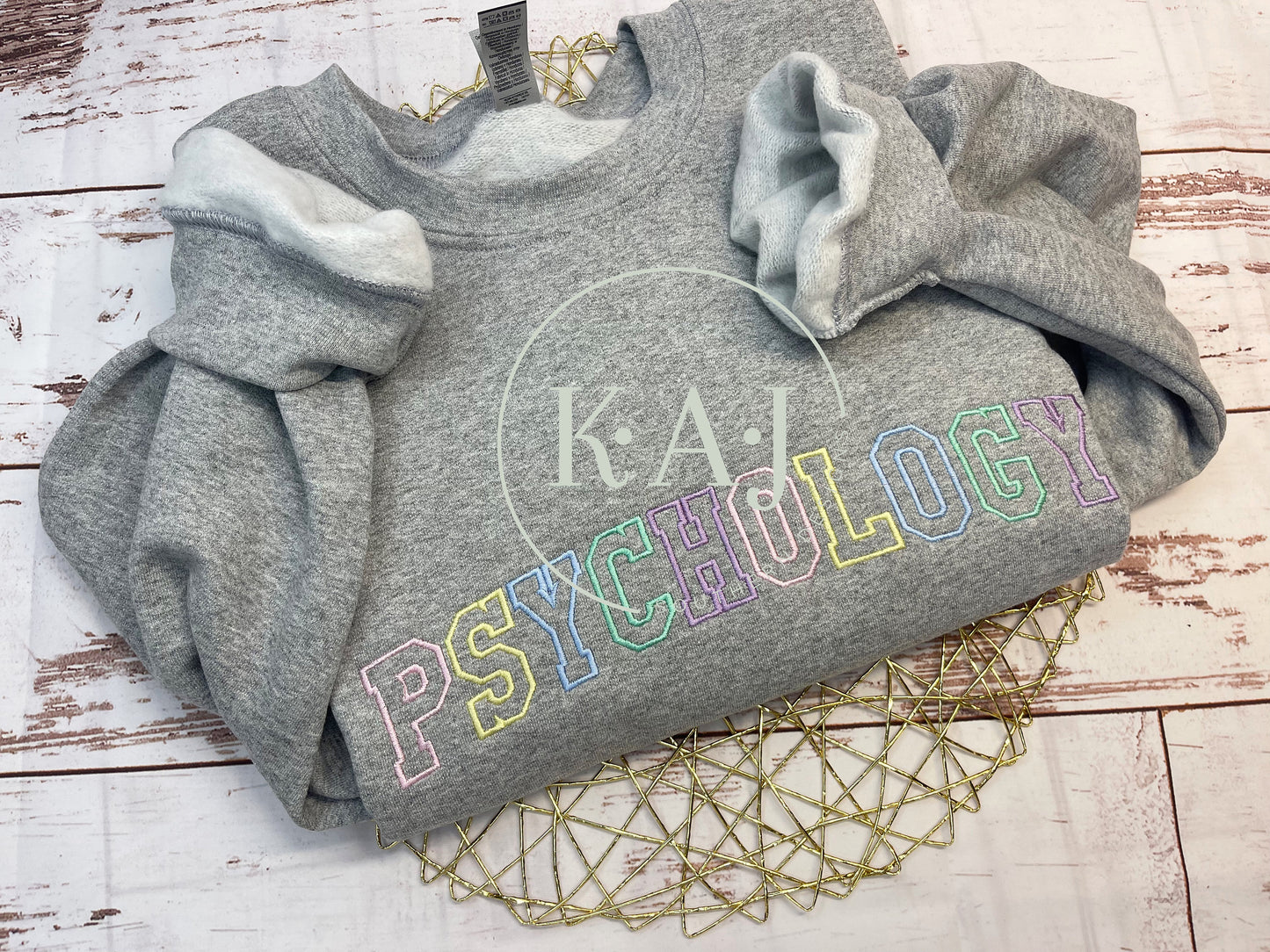 Psychology Sweatshirt, Psychology Crew Neck, Pastel Psychology Sweatshirt,Occupation Sweatshirt, Varsity letters, Psychology Sweater