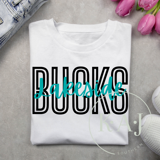 Bucks 2 Mascot Spirit Tee