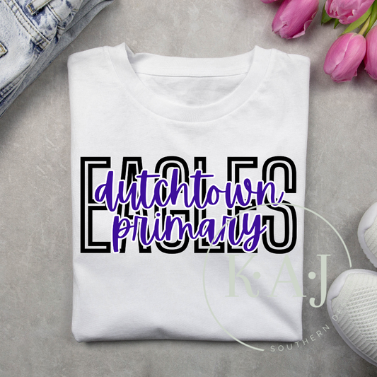 Dutchtown Eagles Mascot Spirit Tee