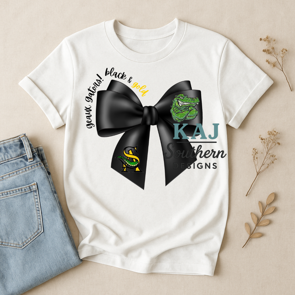 Gators Coquette Mascot Spirit Tee