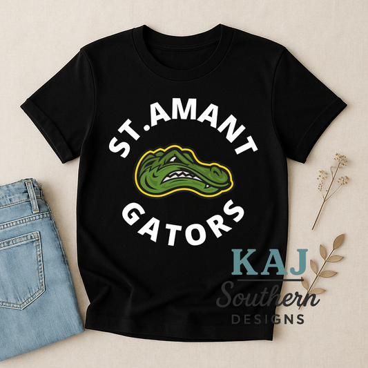 St. Amant Gators Mascot Spirit Tee