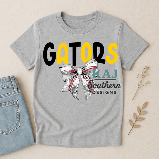 GaToRs Baseball Coquette Mascot Spirit Tee