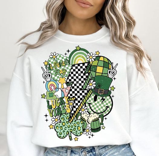 Retro St. Patty's Lucky Vibes