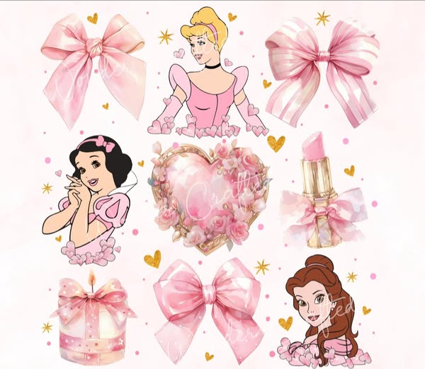 Disney Princess Valentine Coquette