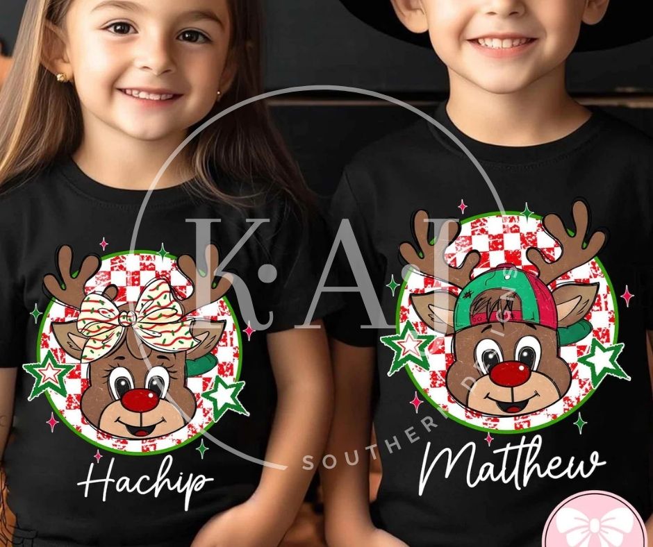 kids christmas mix and match tees and sweatshirts