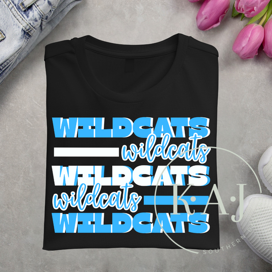Wildcats Mascot Spirit Tee