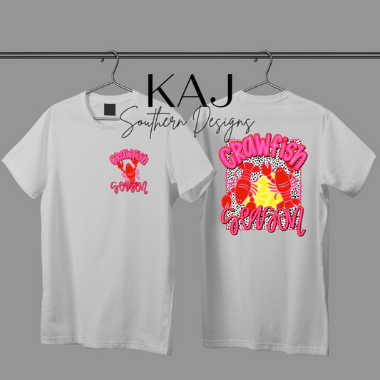 Preppy Crawfish Season Comfort Colors Tee