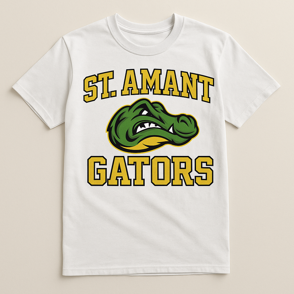 St. Amant Gators Mascot Spirit Tee