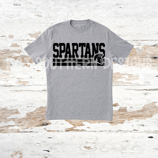 Gray T-Shirt with SPARTANS Underlined