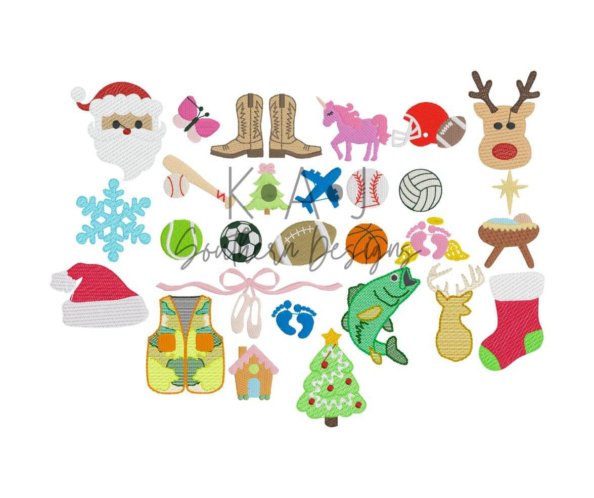 Custom Embroidered Keepsake Ornament