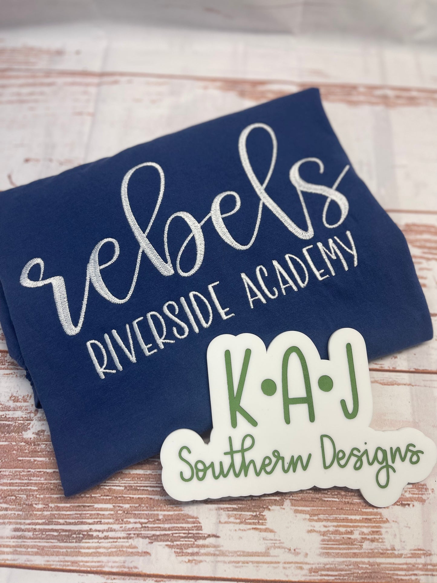 Fancy School Spirit Tees Embroidered