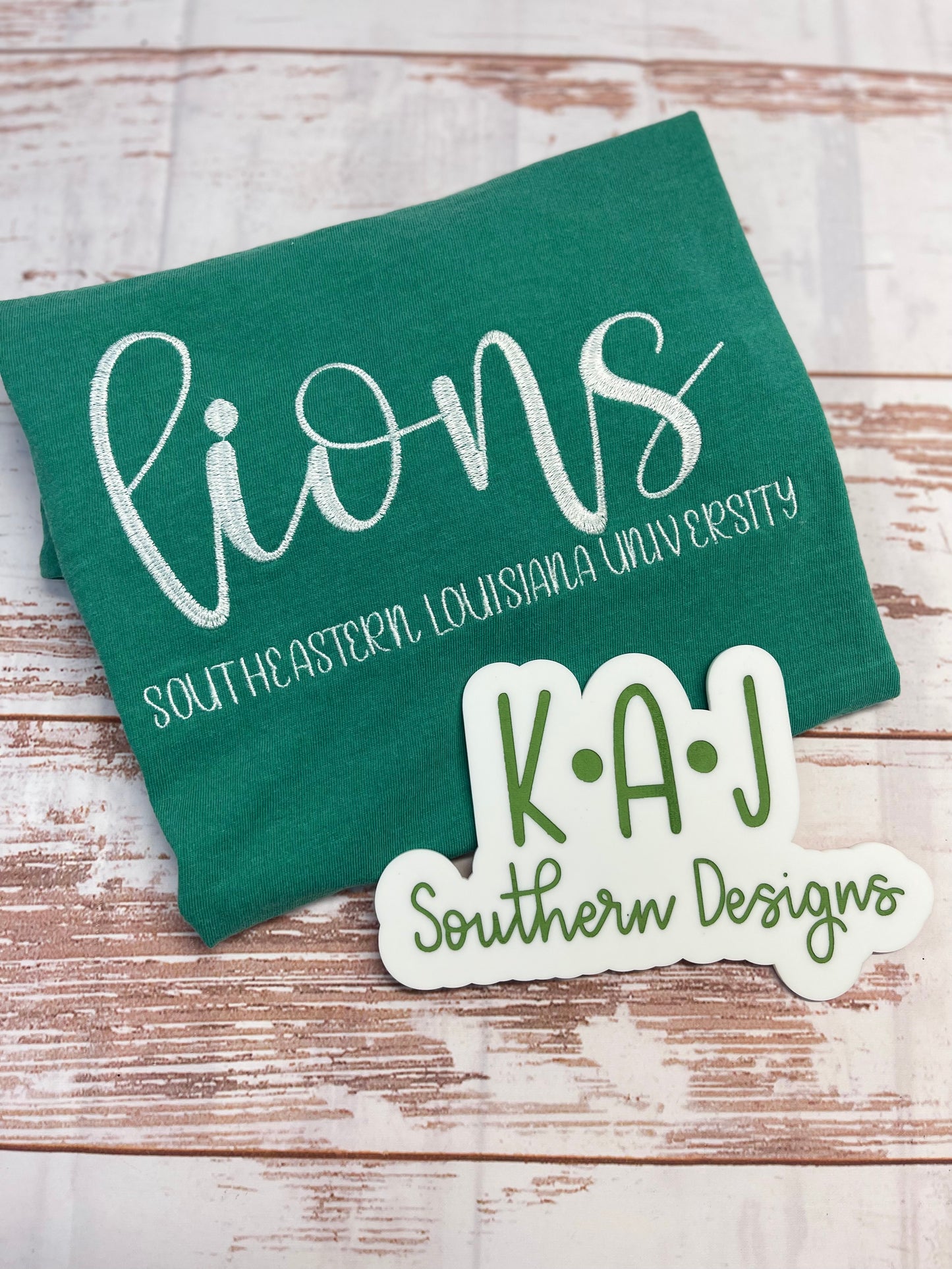 Fancy School Spirit Tees Embroidered