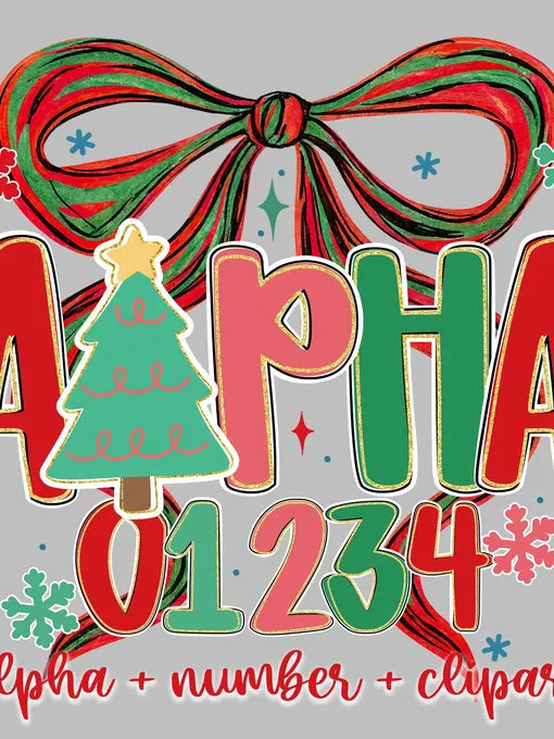 Reindeer + Tree + Gingerbread (Leopard) Name Plate Christmas