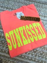 Neon Coral Sunkissed TShirt,Neon Mama Shirt,Sunkissed,Neon Sunkissed,Beachy Tees,Comfort Color Neon Tees,Neon Yellow Puff Sunkissed