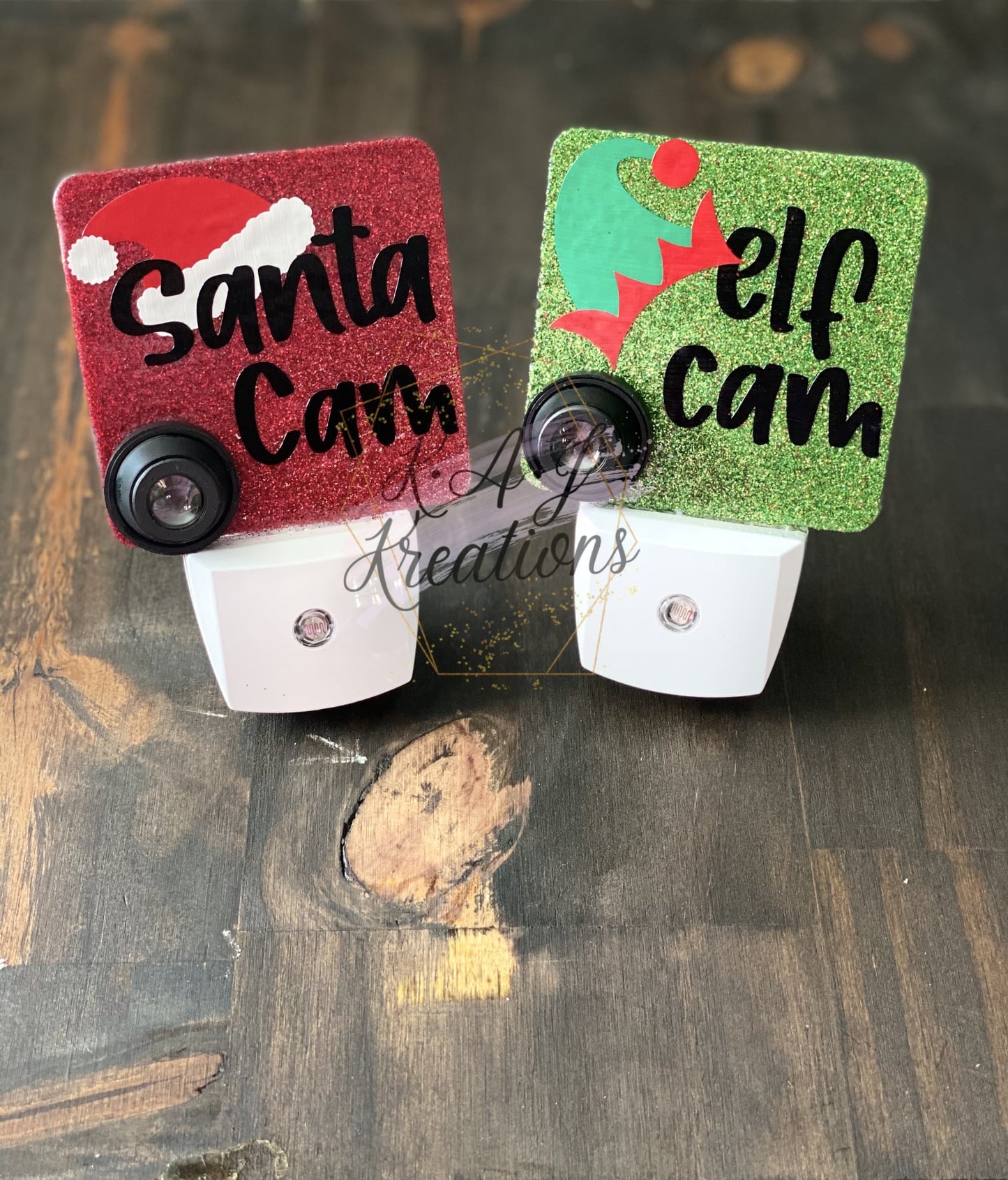 Santa and Elf Cam Night Light