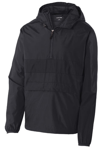 Brack Livestock Adult Zipped Pocket Anorak w/ Left Chest Monogram Logo