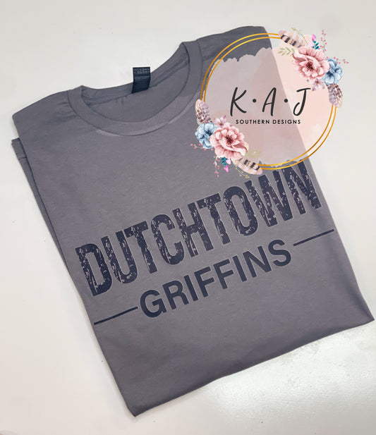 Dutchtown Griffins Distressed Design Tee