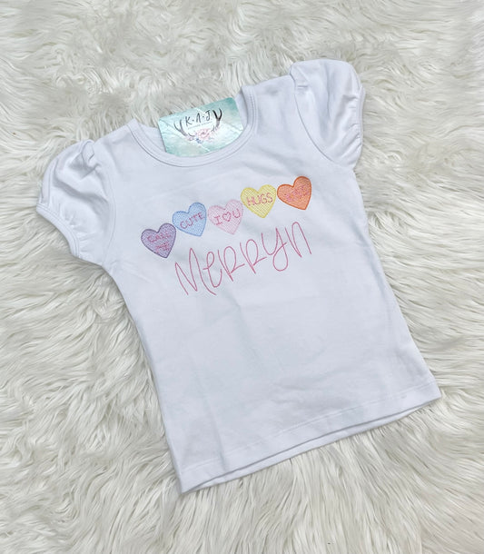 Conversation Hearts Valentine's Shirt
