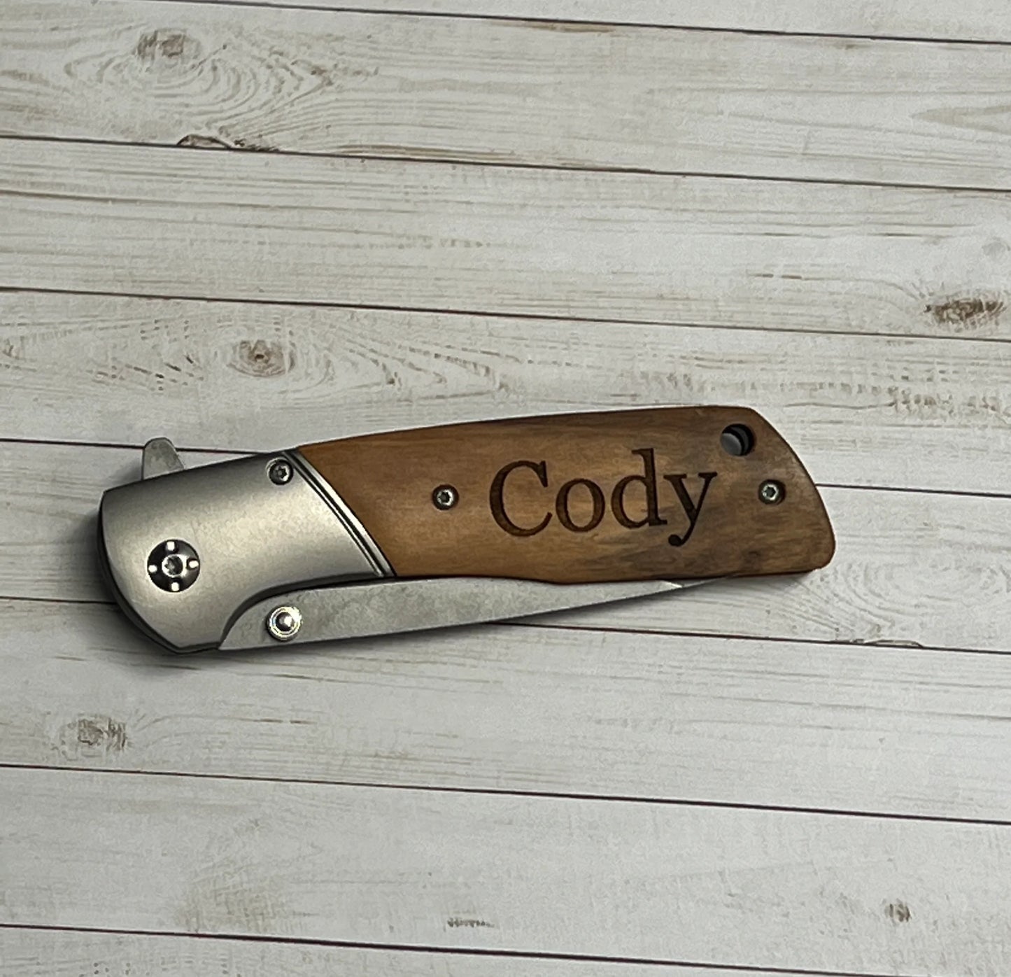Engraved Pocket Knife
