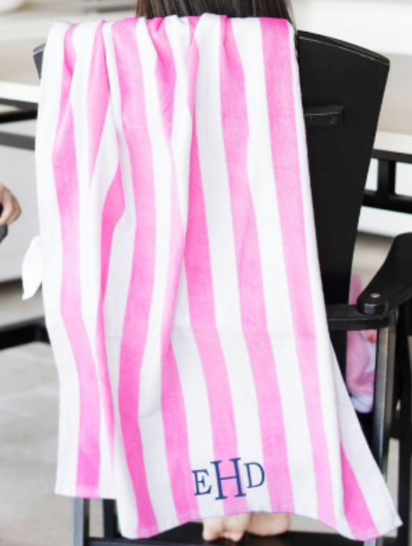 Monogrammed Beach Towels