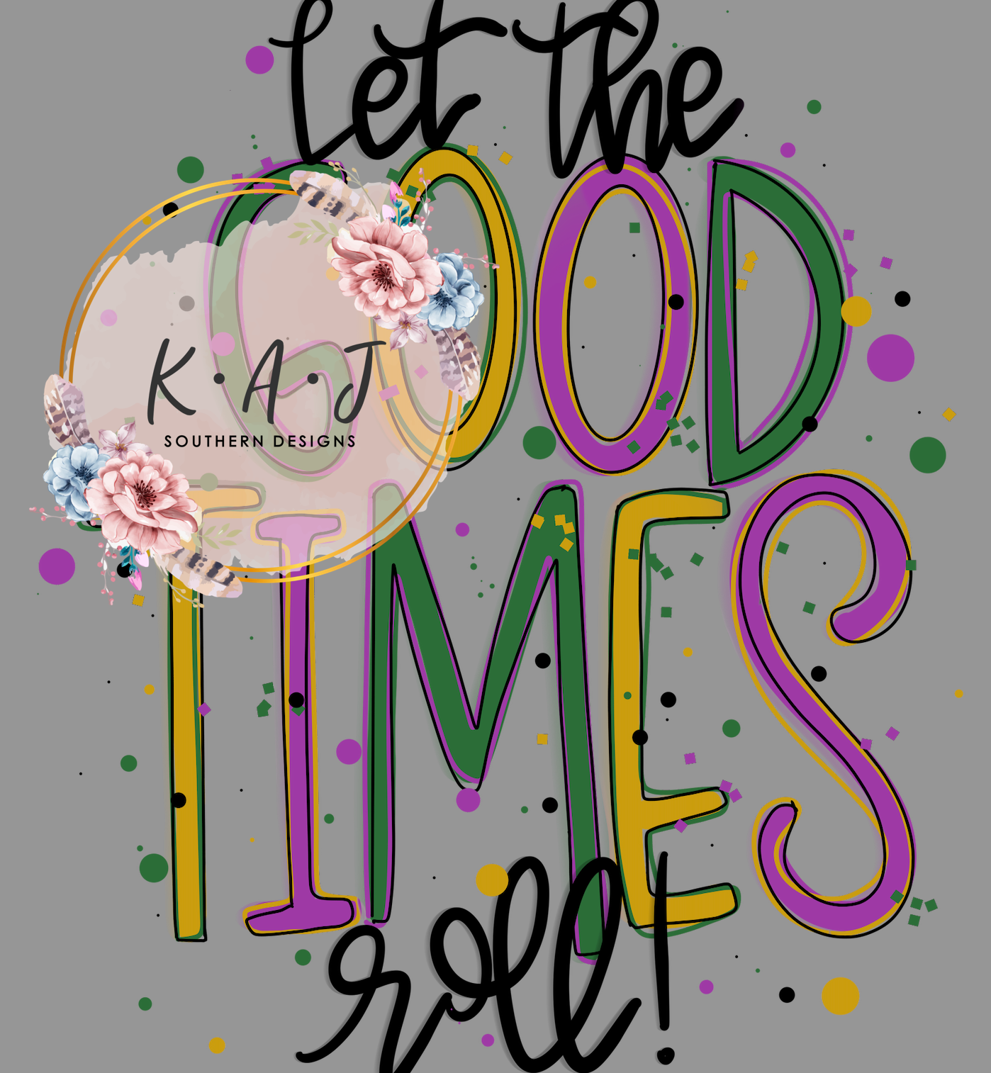 Mardi Gras Kitchen Towels