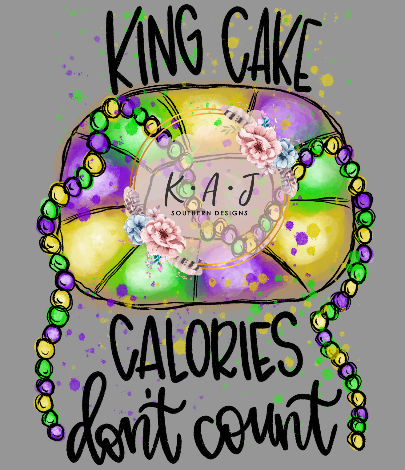 Mardi Gras Kitchen Towels