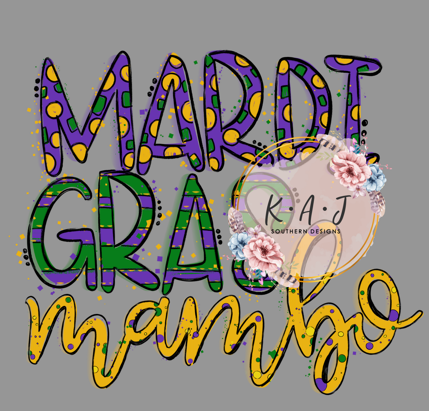 Mardi Gras Kitchen Towels