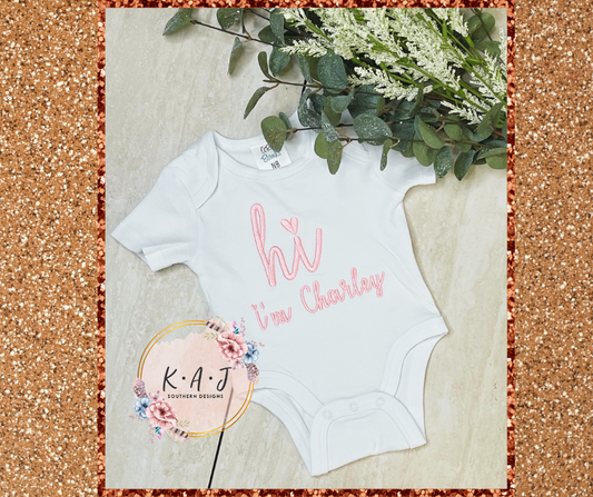 Baby Name Onesie