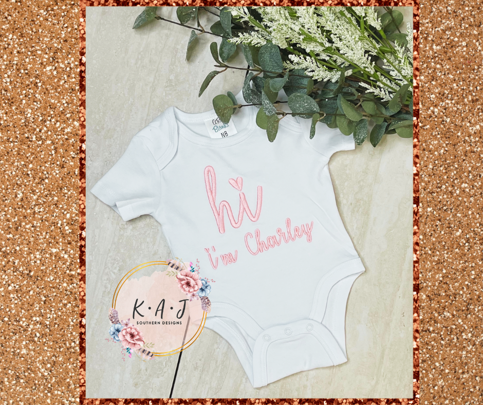 Baby Name Onesie