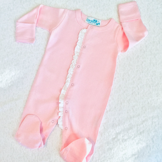 Infant Ruffle Footie PJ's