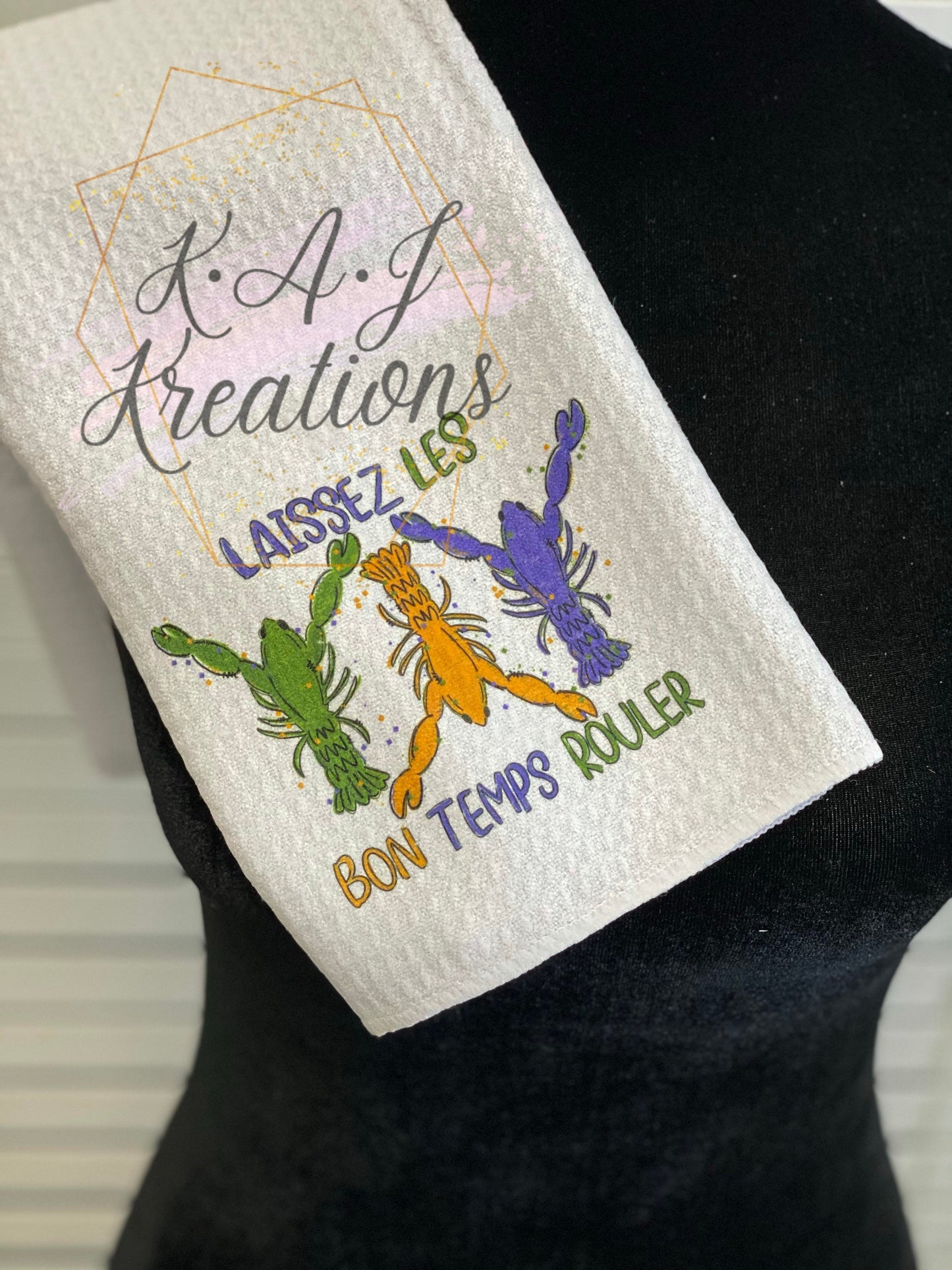 Mardi Gras Kitchen Towels