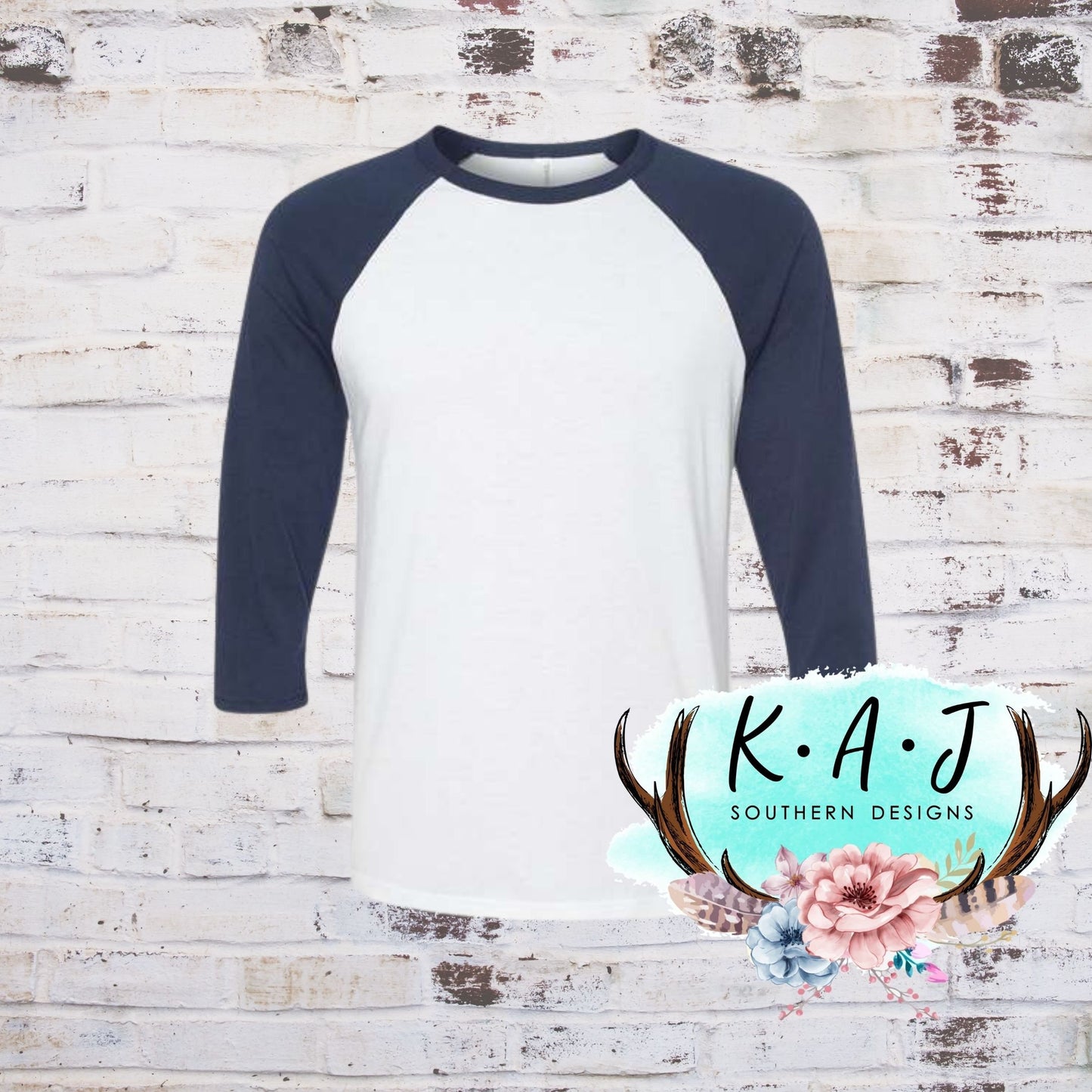 Leopard Monogram Raglan