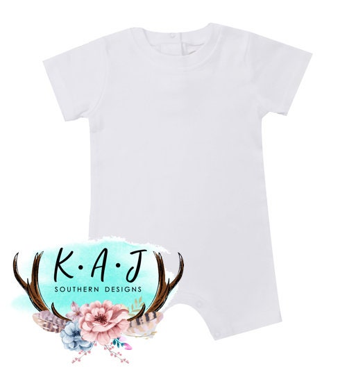 Boys Monogrammed Romper | Boys personalized Romper |Boys Outfit | Boys Custom Outfit