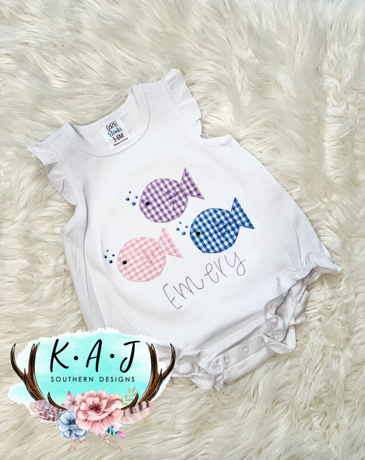 Girls Angel Sleeve Bubble | Girls Personalized Bubble | Girls Summer Outfit | Girls Summer Bubble