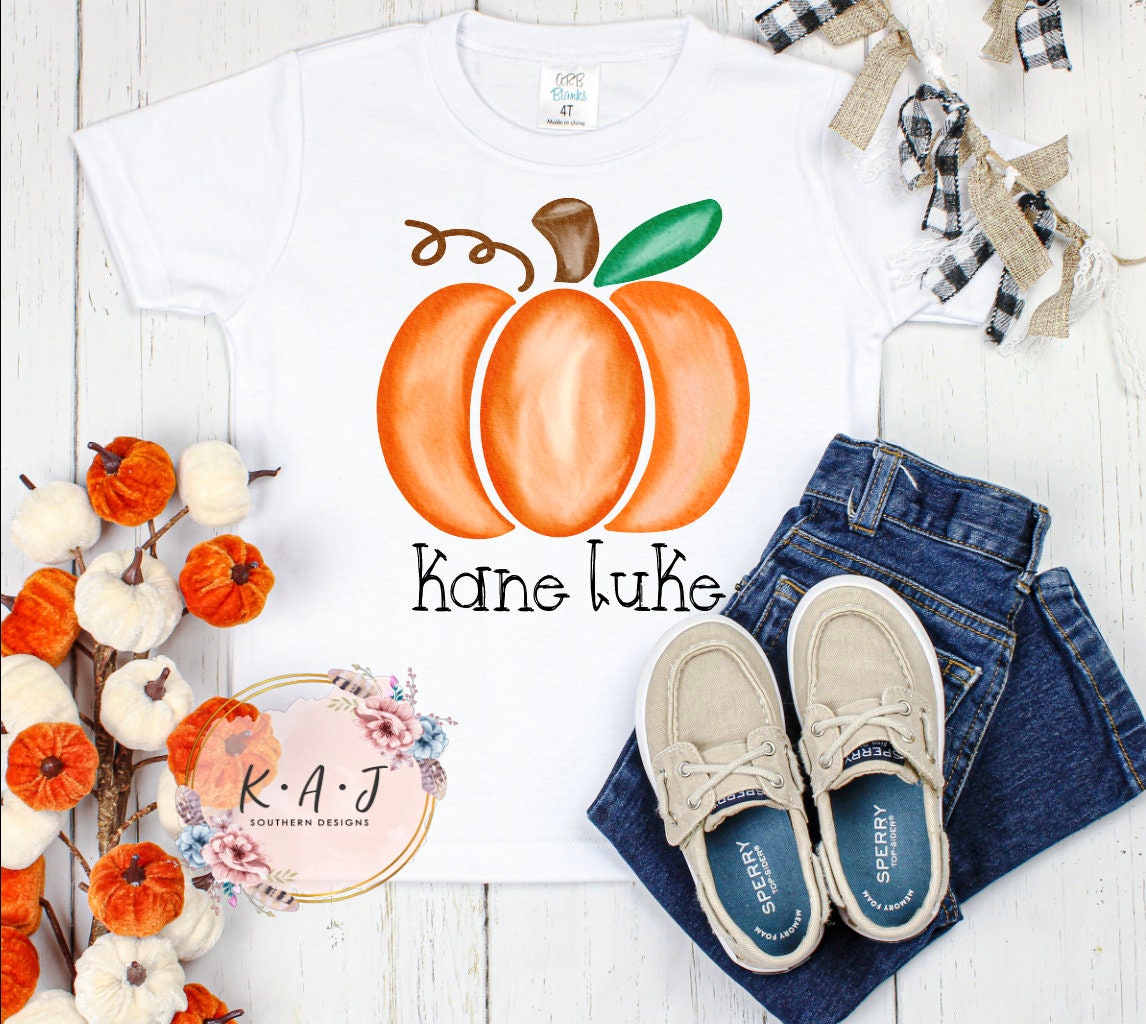 Orange Pumpkin Shirt