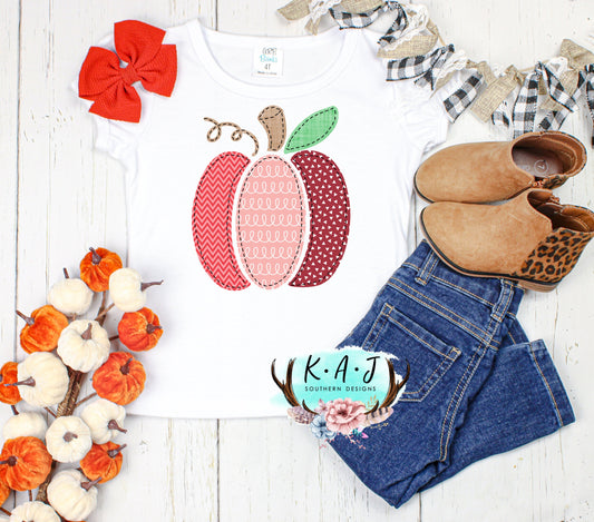 Patch Pumpkin Shirt,PatchworkPumpkin,Girls Pumpkin Shirt,Pumpkin Onesie,Fall Baby Outfit,Fall Onesie,Thanksgiving Onesie,Halloween Shirt