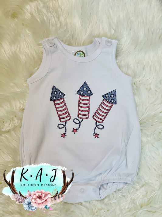 Boys Patriotic Firework Shirt
