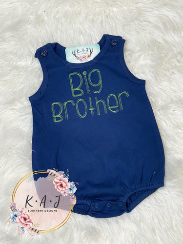 Big Brother Bubble | Unisex Bubble | Summer Outfit | Big Brother Outfit | Big Brother Little Brother | Summer