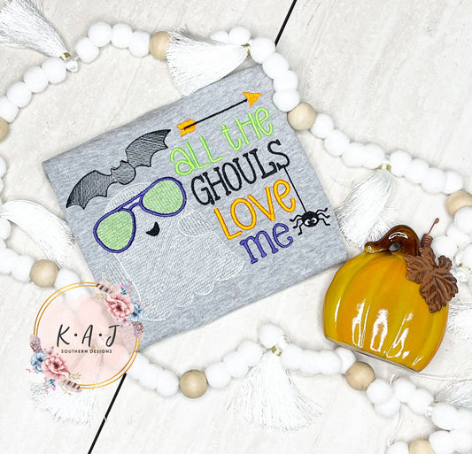Ghost Shirt | Halloween Shirt | Ghouls Shirt | Fall Shirt| Pumpkins | Boy Shirt | Pumpkin Patch Shirt | Cute Ghost | Nerdy Ghost