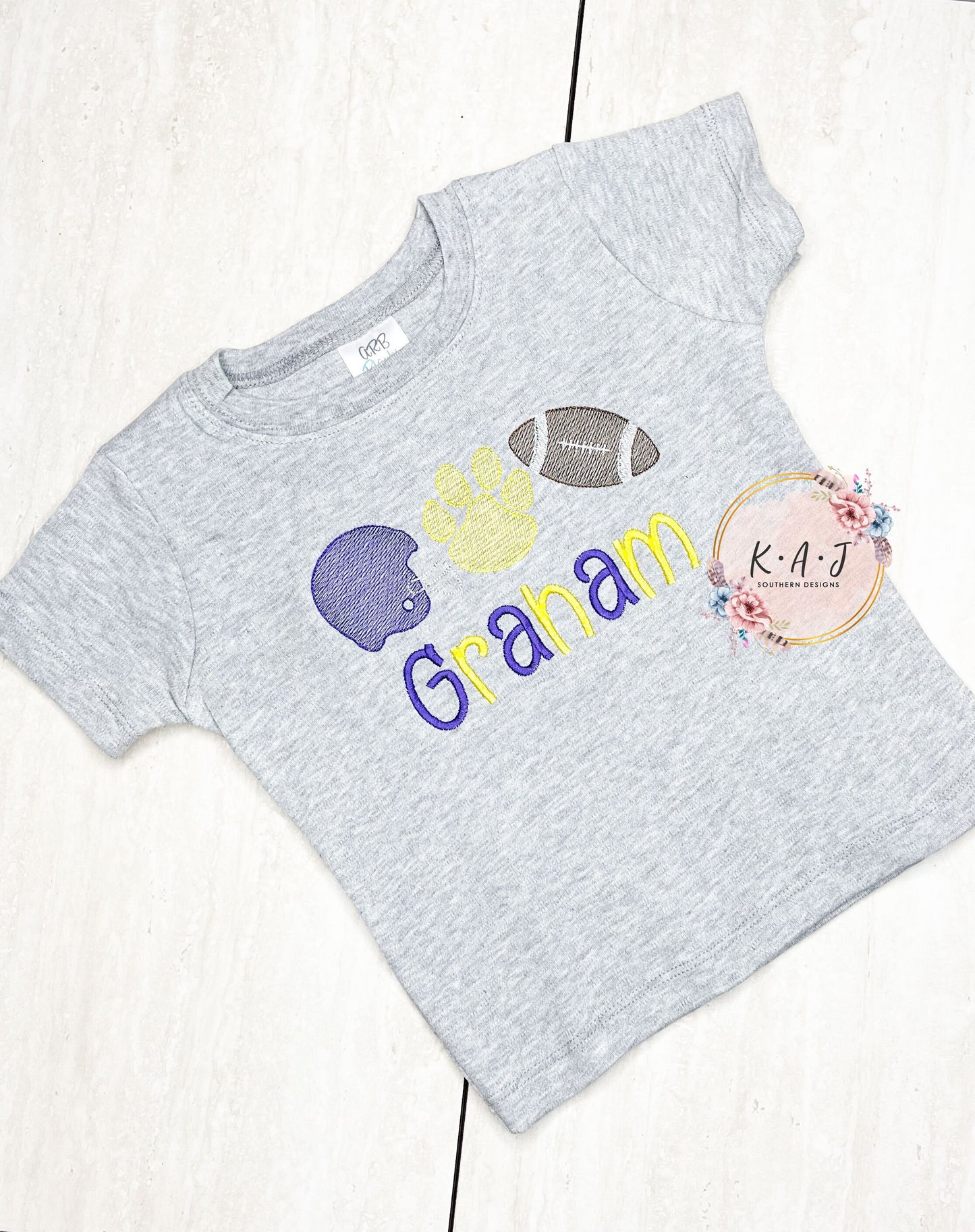 Purple&Gold College Football Shirt,Boys LSU Shirt,Purple,Gold Shirt,Football Shirt,Tigers Shirt,College Football Shirt,Spirit Shirt